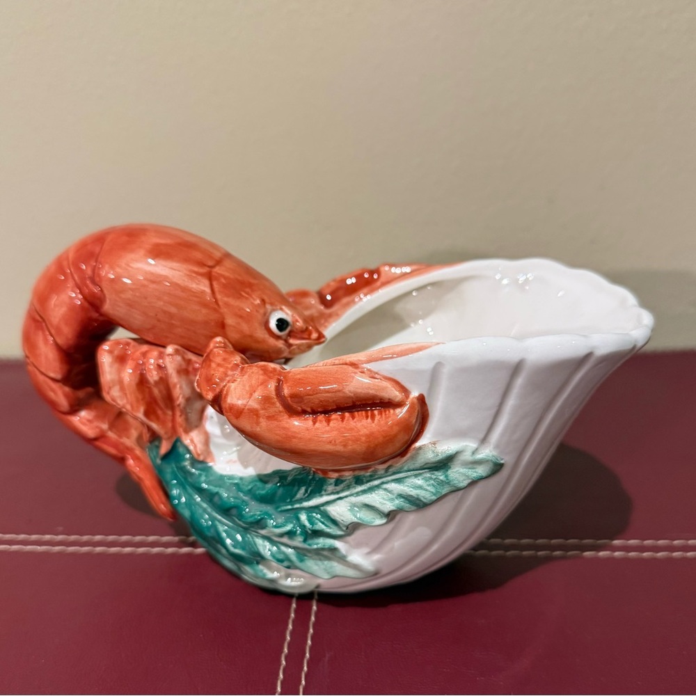 Vintage Fitz and Floyd "Fish Market" Gravy or Sauce Boat
